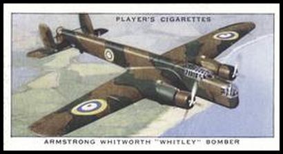 6 Armstrong Whitworth 'Whitley' Bomber